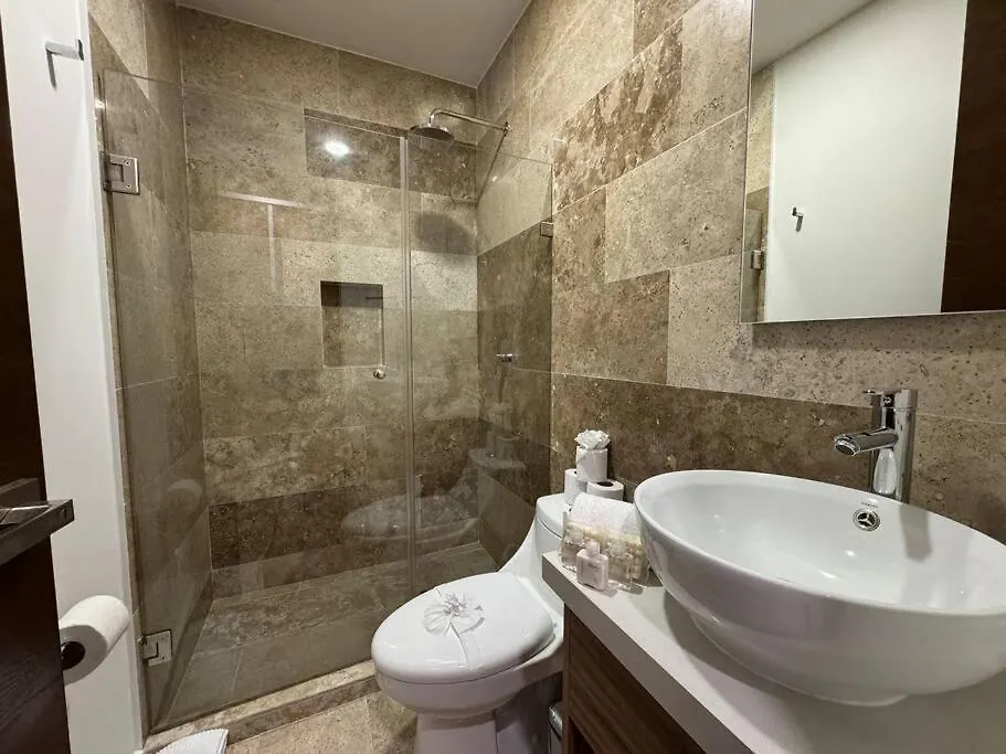 M-403 Brand New Studio, Ocean View Terrace, Pool And Gym Playa del Carmen Apartament