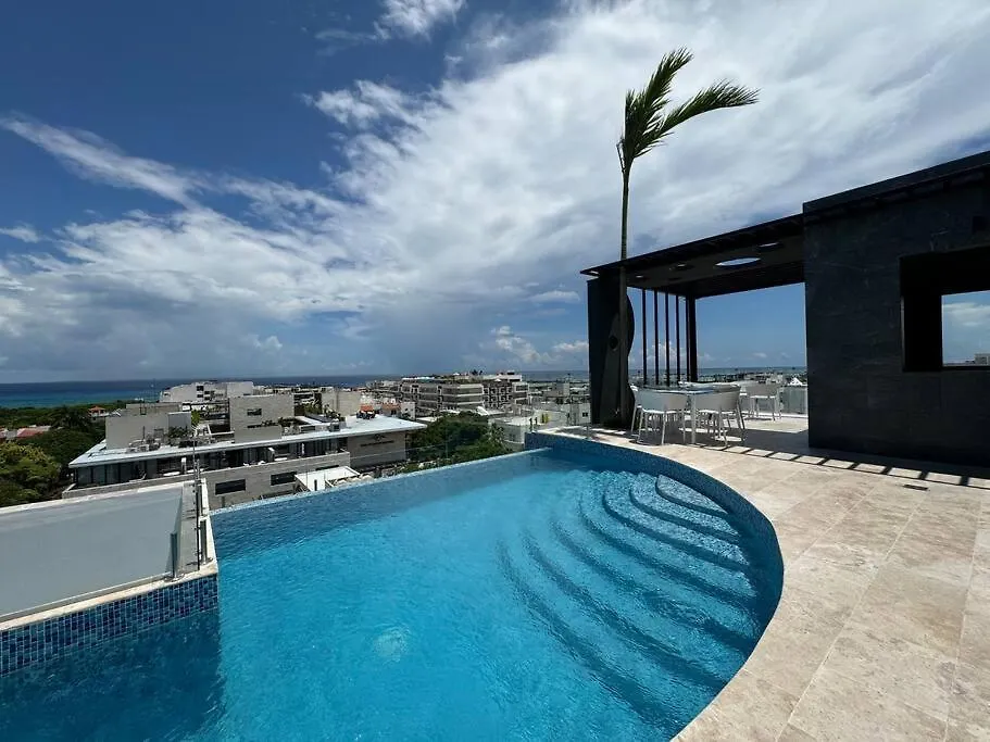 M-403 Brand New Studio, Ocean View Terrace, Pool And Gym Playa del Carmen 0*,  Meksyk