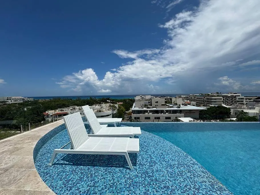 M-403 Brand New Studio, Ocean View Terrace, Pool And Gym Playa del Carmen Apartament
