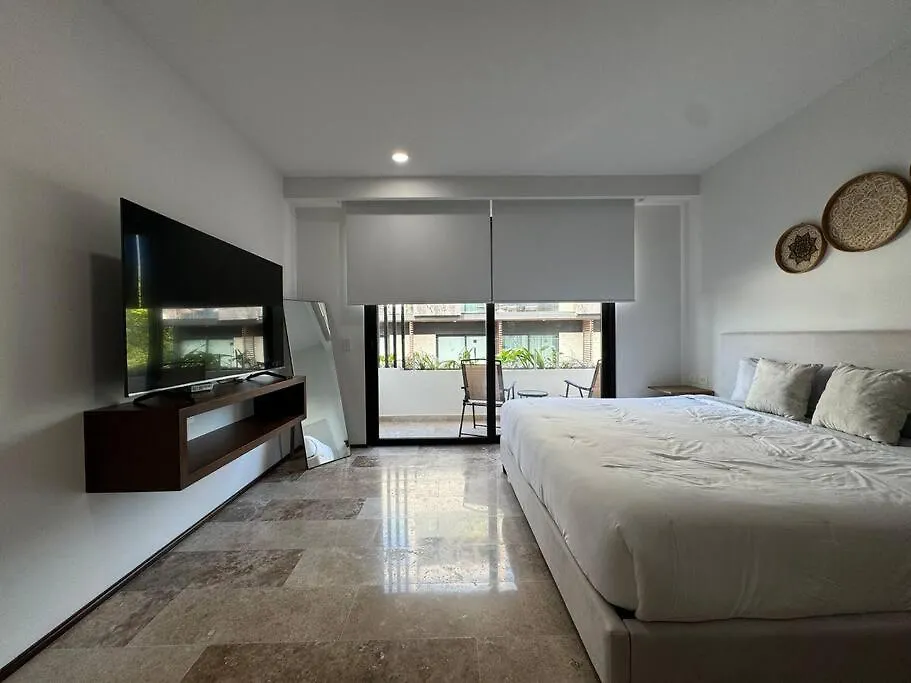 M-403 Brand New Studio, Ocean View Terrace, Pool And Gym Playa del Carmen Apartment