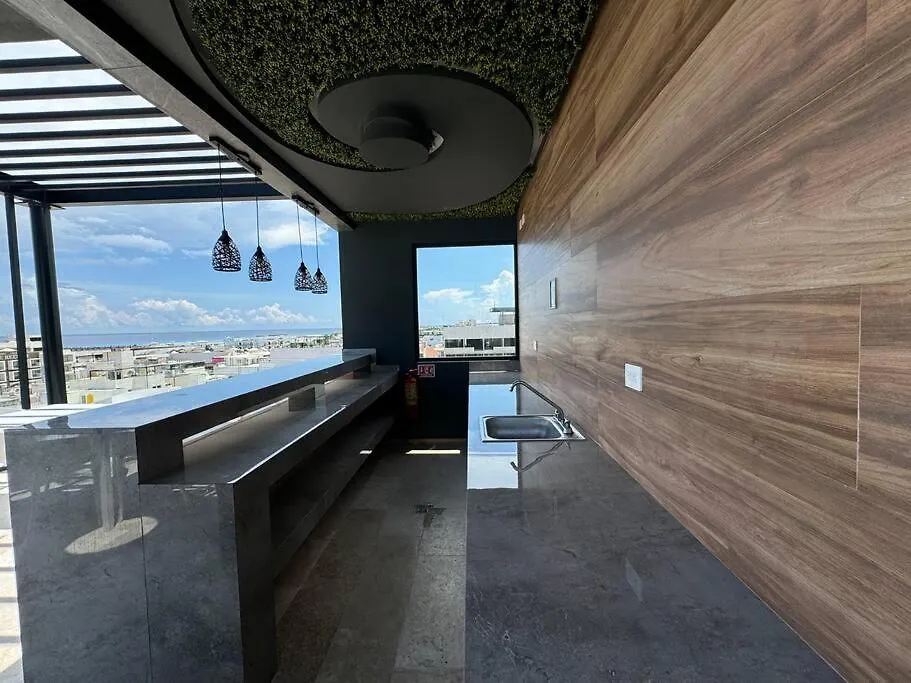 Daire M-403 Brand New Studio, Ocean View Terrace, Pool And Gym Playa del Carmen Meksika