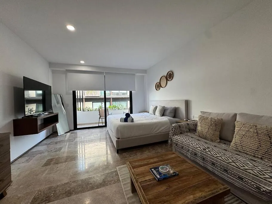 Daire M-403 Brand New Studio, Ocean View Terrace, Pool And Gym Playa del Carmen