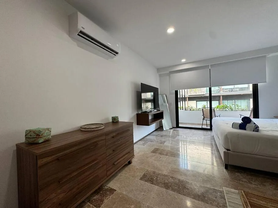 M-403 Brand New Studio, Ocean View Terrace, Pool And Gym Playa del Carmen 0*,  Meksika
