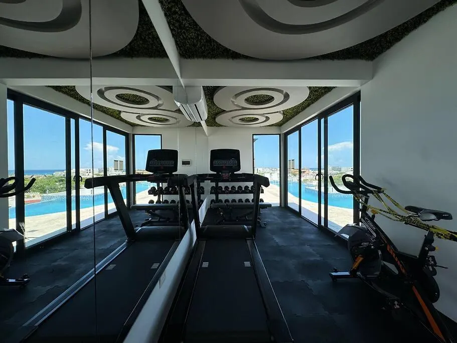 M-403 Brand New Studio, Ocean View Terrace, Pool And Gym Playa del Carmen Meksika