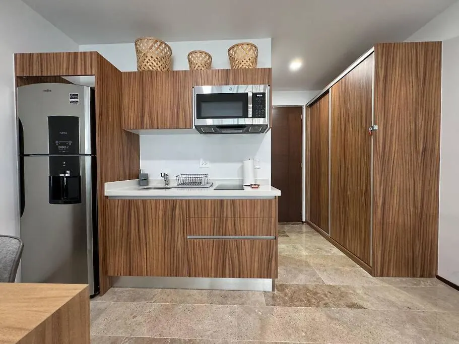 Daire M-403 Brand New Studio, Ocean View Terrace, Pool And Gym Playa del Carmen