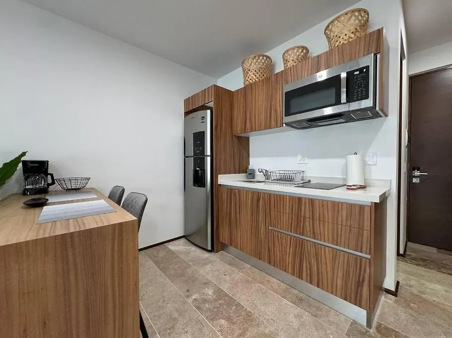 Daire M-403 Brand New Studio, Ocean View Terrace, Pool And Gym Playa del Carmen